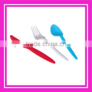 disposable spoon and fork and knife