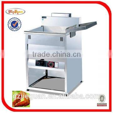 Stainless Steel Free Standing Gas Chicken Fryers With Temperature Controller With Cabinet(2-tank)(GF-985-2) photo-4