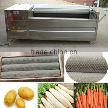 potato washing peeling machine