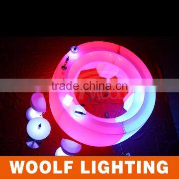 Bar Stool Plastic Rechargeable LED Light Up Club Furniture photo-5