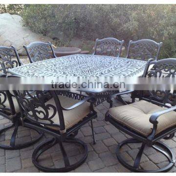 9pc outdoor elegant dining table and chair