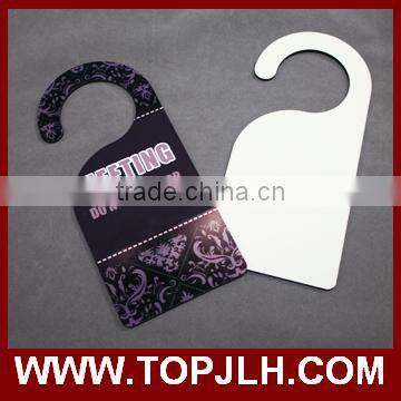 MDF door hanger display hanger/Recycled MDF door plate