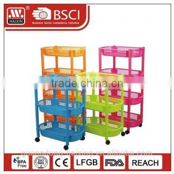 plastic bathroom storage/3 layer plastic rack/household plastic items