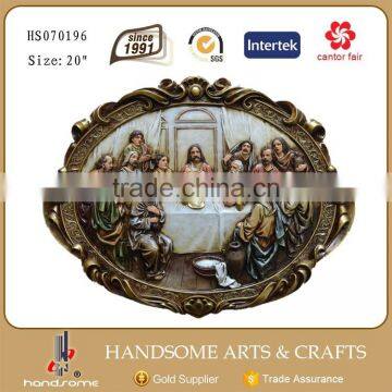 36 Inch Resin Religious Gift Home Decoration Last Supper Sculpture Wall Hanging photo-3