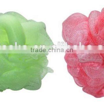 Flower shape bath ball sponge mesh bath ball