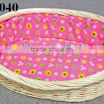 Large Oval Step-In Wicker Baskets for Dogs photo-2