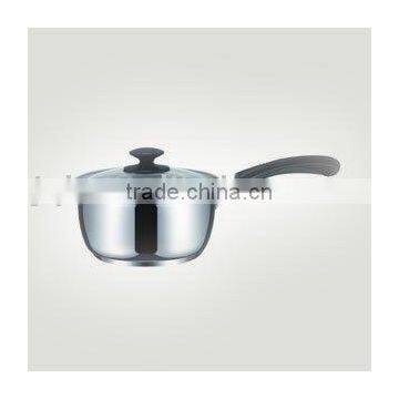 One handle stainless steel pot milk pot