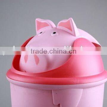 Rubbish Bin Household Garbage Can/Animal Design Plastic Trash Can photo-5