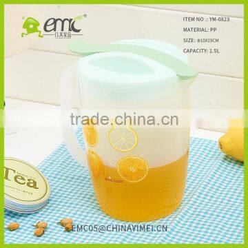 High Quality Plastic Hot and Cold Water Juice Bottle Cold Kettle With Lid photo-2