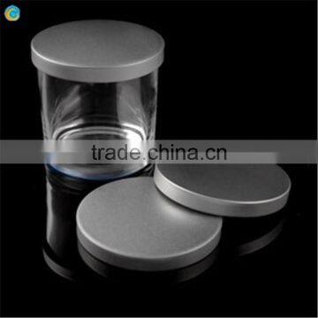 Soy Scents Wax Silver Lid Width Mouth Glass Candle photo-6