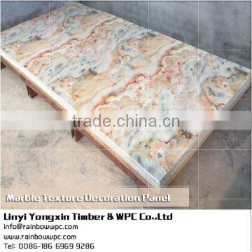Marble Colored Interior Laminate Wall Panel , Waterproof Marble Texture Panel photo-4