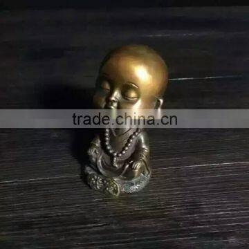 Wholesale Home Decoration Metal Brozne Baby Buddha for Sale photo-3
