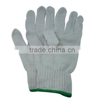 NMSAFETY cheapest cotton gloves made from china with high quality White outdoors cotton working gloves