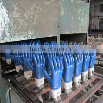 DDSAFETY 2017 Yellow Cotton Liner Knitted Wrist Cuff Nitrile Safety Working Glove photo-6