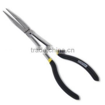 11" black dipped handle long reach plier