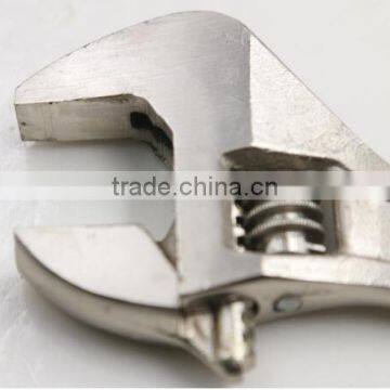 Wide Mouth Tube Live Nickel Plated Spanner Wrench Adjustable Nut Wrench Pipe Wrench photo-3
