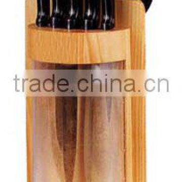13pcs Wooden Knife Block With 5knives ,6pcs Nylon Utensils and One Chopping Board