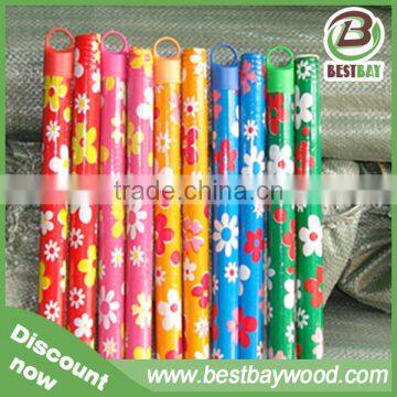 PVC Coated Wood Broom Handle/Factory Cheap Price Broom Handle Wood Pvc Coated Mop Handle photo-5