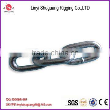 Standard Iron Chain with 1.5mm to 25mm Diameter, Hot Dip Galvanized Surface