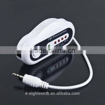 4 Channel Wireless Audio FM Transmitter Car Charger for Pod MP3 MP4 FO photo-2