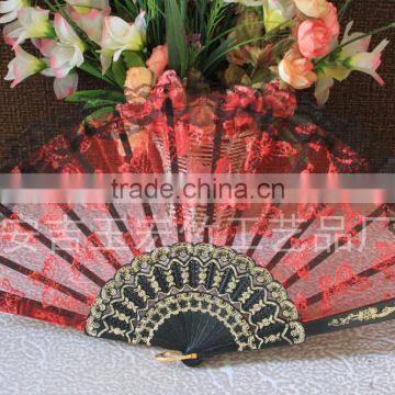 Spanish Style Lace Plastic Hand Fan photo-3