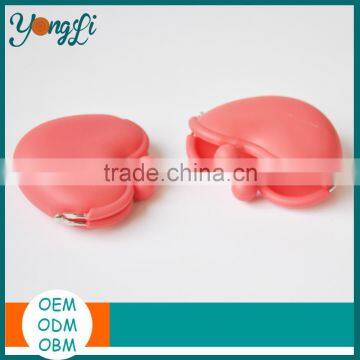 Hot Selling Silicone Heart Shape Coin Purse photo-3