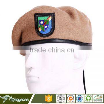 Custom Wholesale Military Brown Beret photo-2