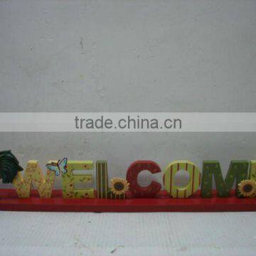 GOOD SALE Welcome Love Wooden Signs