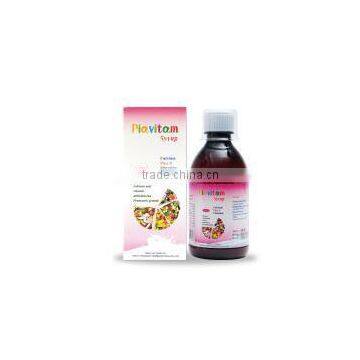 health food supplement iron and vitamin syrup or customize private formulation syrup