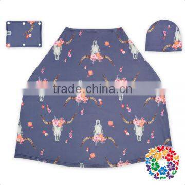 Wholesale 3 Pieces Baby Cotton Nursing Cover Canopy Animal Design Car Seat Cover Set
