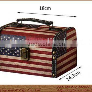 Colorful Painting Wooden Box Timber Strong Wooden Chest photo-3