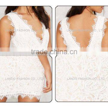 Sexy Short Ladies High Quality Party One Piece Eyelash Dress With Zipper Patterns Xxx China Photos photo-6