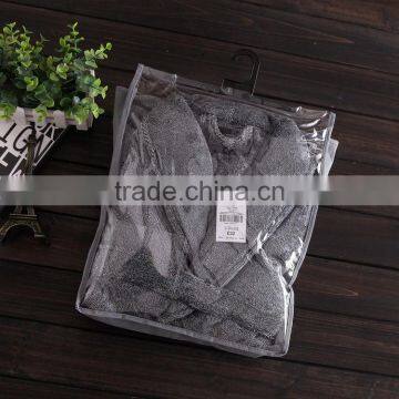 100 Ployester Cationic Coral Fleece Bathrobe, cd Marl Fleece Bathrobe, Heather Fleece Bathrobe, Melange Fleece Bathrobe photo-3