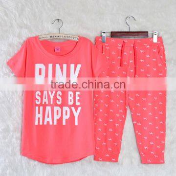 2017 new summer 100% cotton nightgowns/wholesale cotton pajamas/sleepwear