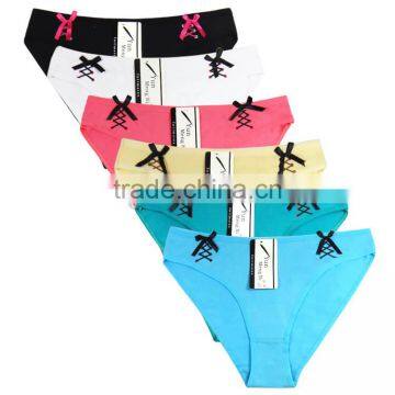 Yun Meng Ni Underwear Cute Bows Girls Cotton Panties Sexy Women Panty