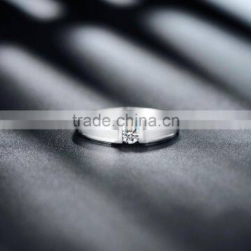 Raw Diamond Platinum Diamond Ring Jewelry photo-4