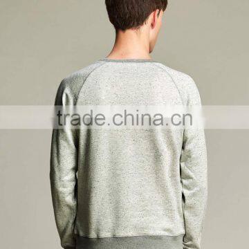Men's Grey Custom Casual Fashion Printed Embossed Sweatshirt photo-2