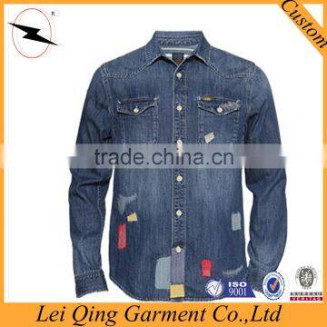 New Fashion Design Brand Denim Shirts photo-4