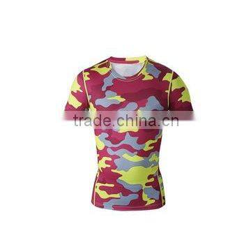 wholesale compressed fashion short sleeve tshirts for men