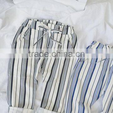 2-7 Years New 2017 Wholesale Autumn Cotton Stripe Kids Girls Pants photo-4