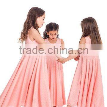 High Quality 100% Cotton Girl Dress of 9 Years Old 2017 photo-2