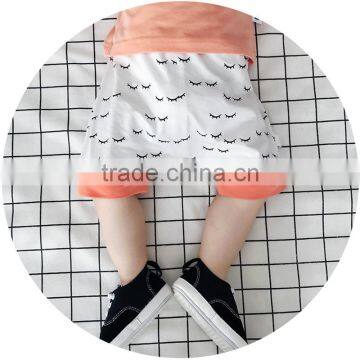 S17060A New Causal Elastic Waist Baby Shorts photo-2