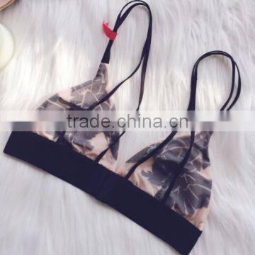 Runwaylover 5384 Hot Sale Ladie Nude Sexy Printed Sexy Bra Set photo-3