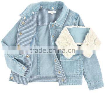 Fashion New Design Bomber Jacket Wholesale Denim Children Winter Jacket
