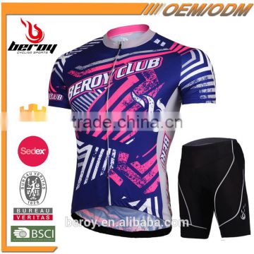 BEROY men's mountain bike racing clothing suit short sleeve