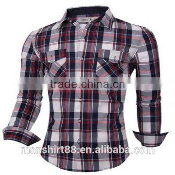 2016 New Wholesale 2ply 100% Cotton Custom Mens Casual Dress Shirts photo-2