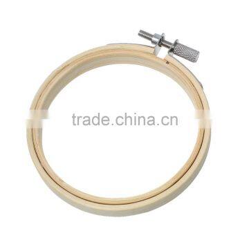 Craft Tools Cross Stitch Supplies Circle Round Natural Bamboo Embroidery Hoops photo-5