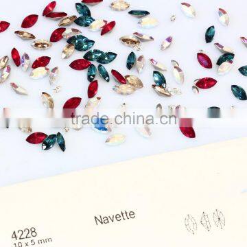 Point back Rhinestone Sew On Rhinestones, Point back sew-on stone crystal