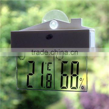 2017 New Arrival Digital Transparent Display Thermometer Hydrometer Indoor Outdoor Station