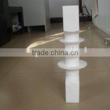 White virgin PTFE articles